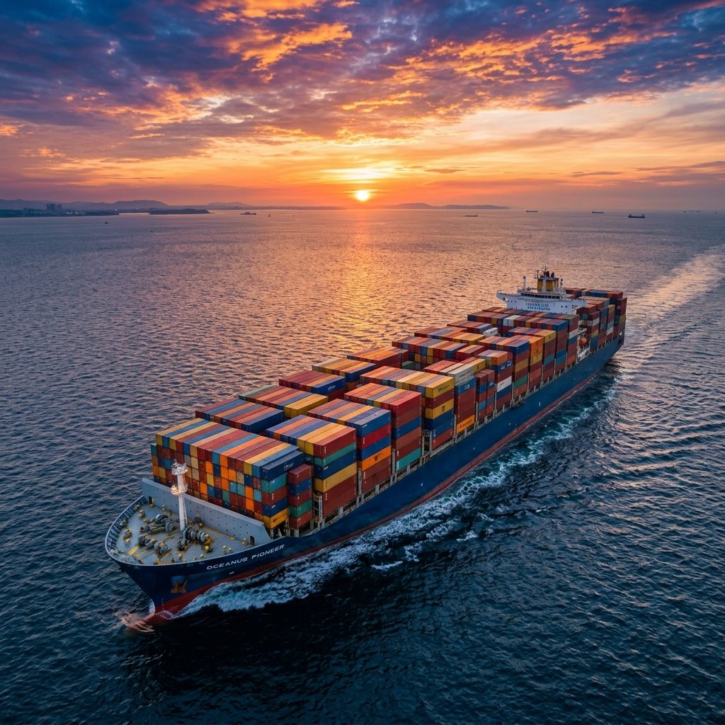 Garnet Agro Sea Freight Cargo Container Ship