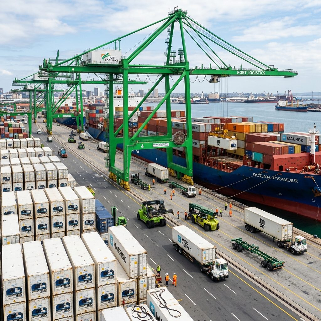 Garnet Agro Sea Freight Port Stacking